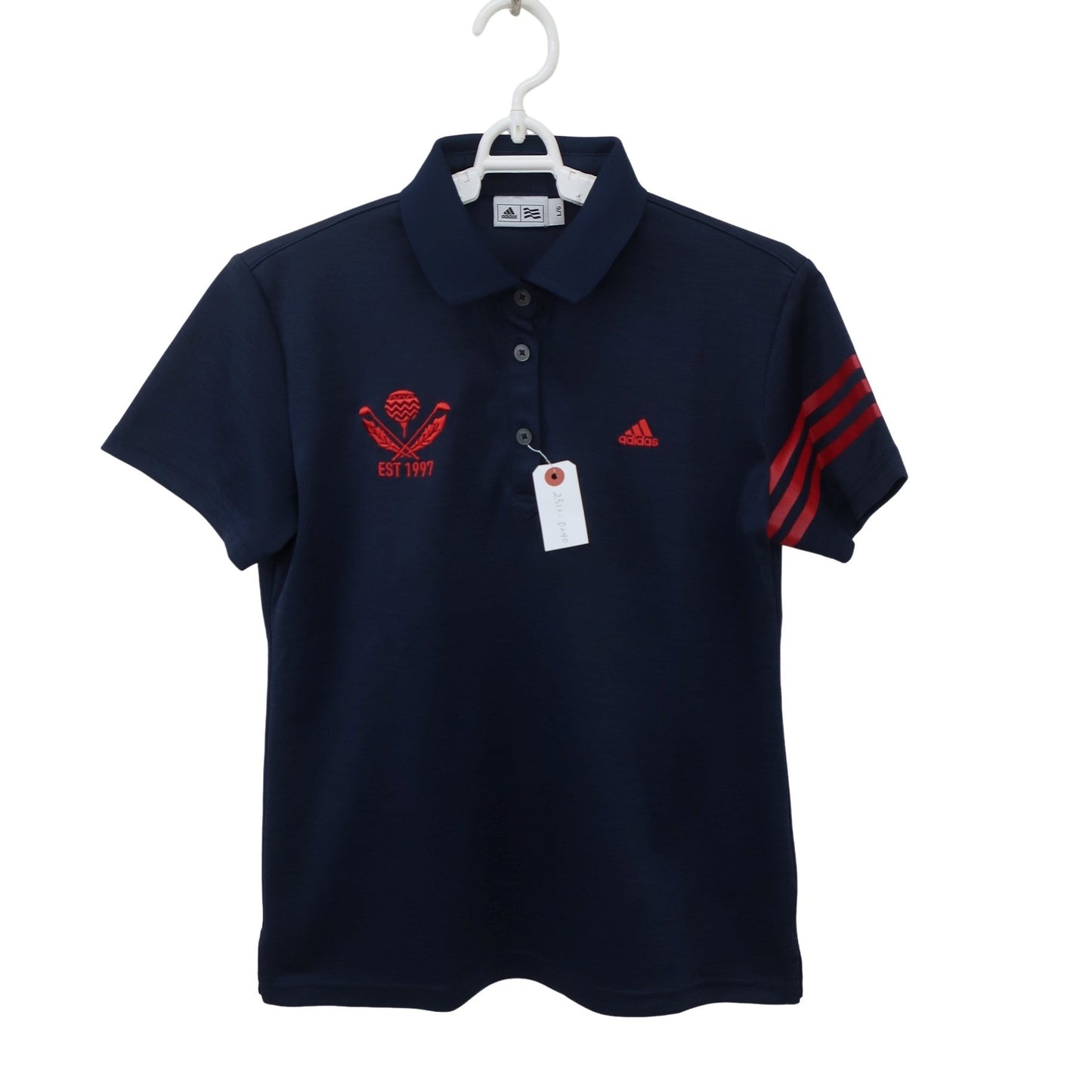 adidas(アディダス) ポロシャツ ネイビー レディース L/G A