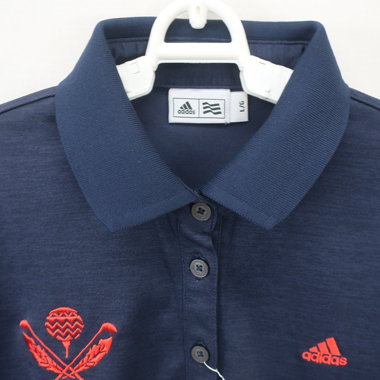 adidas(アディダス) ポロシャツ ネイビー レディース L/G A