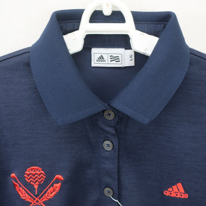 adidas(アディダス) ポロシャツ ネイビー レディース L/G A