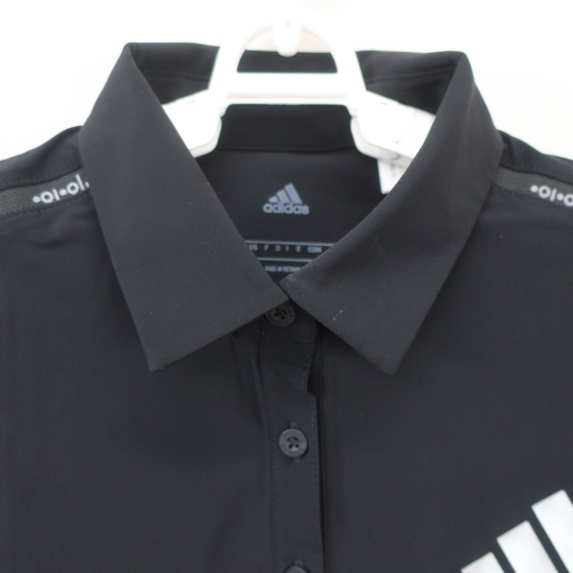adidas(アディダス) ポロシャツ 黒 レディース L A