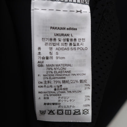 adidas(アディダス) ポロシャツ 黒 レディース L A