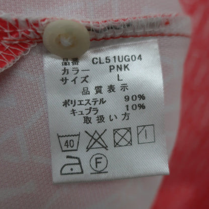 Clunk(クランク) ポロシャツ ピンク系総柄 レディース L A
