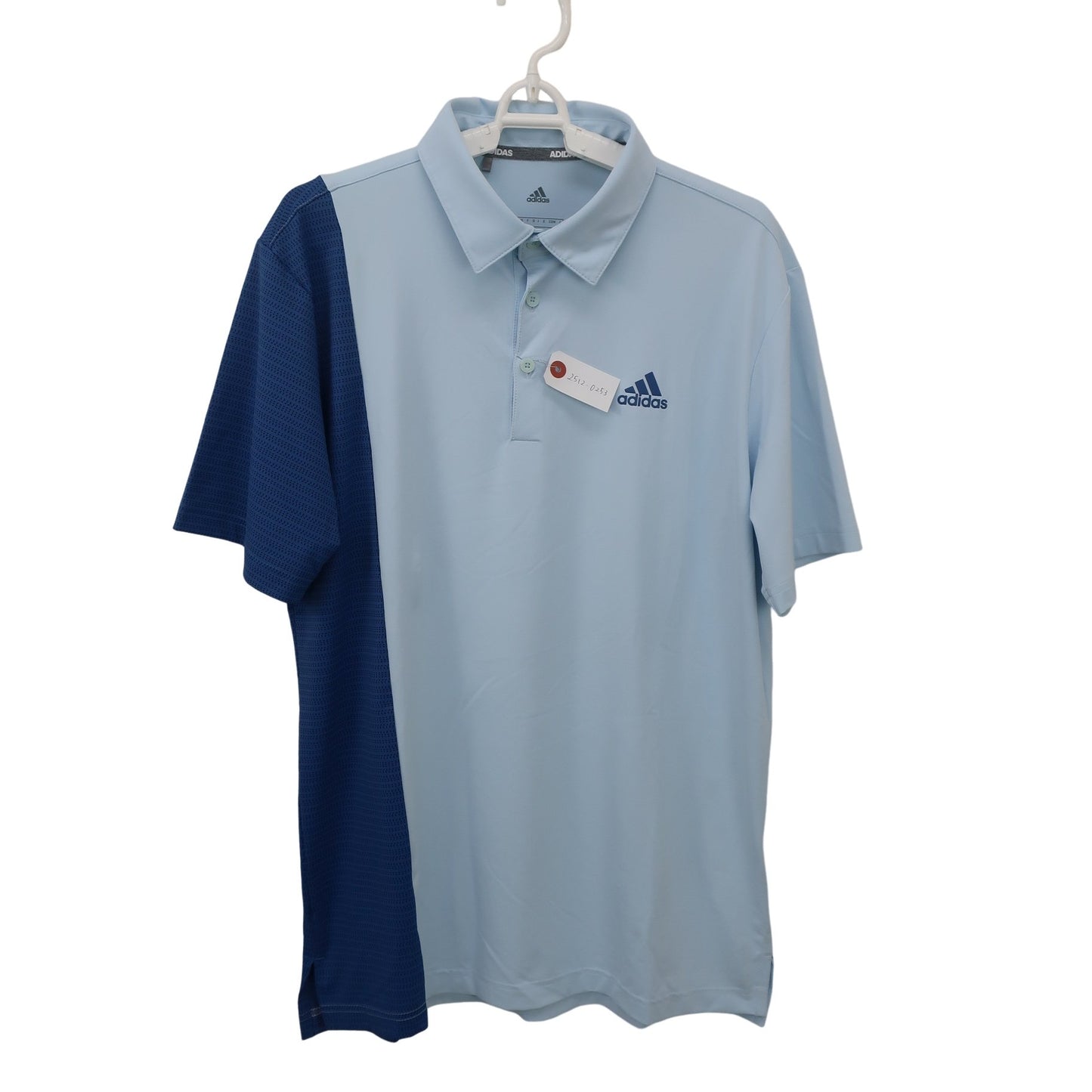 adidas(アディダス) ポロシャツ 水色 メンズ O A