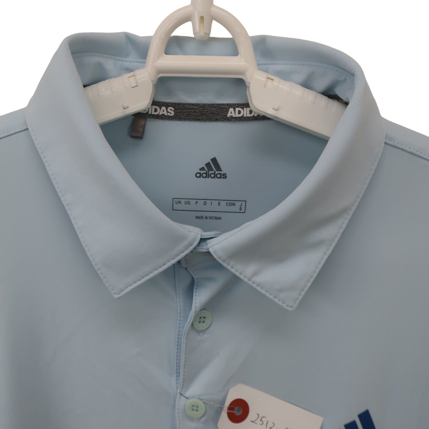 adidas(アディダス) ポロシャツ 水色 メンズ O A