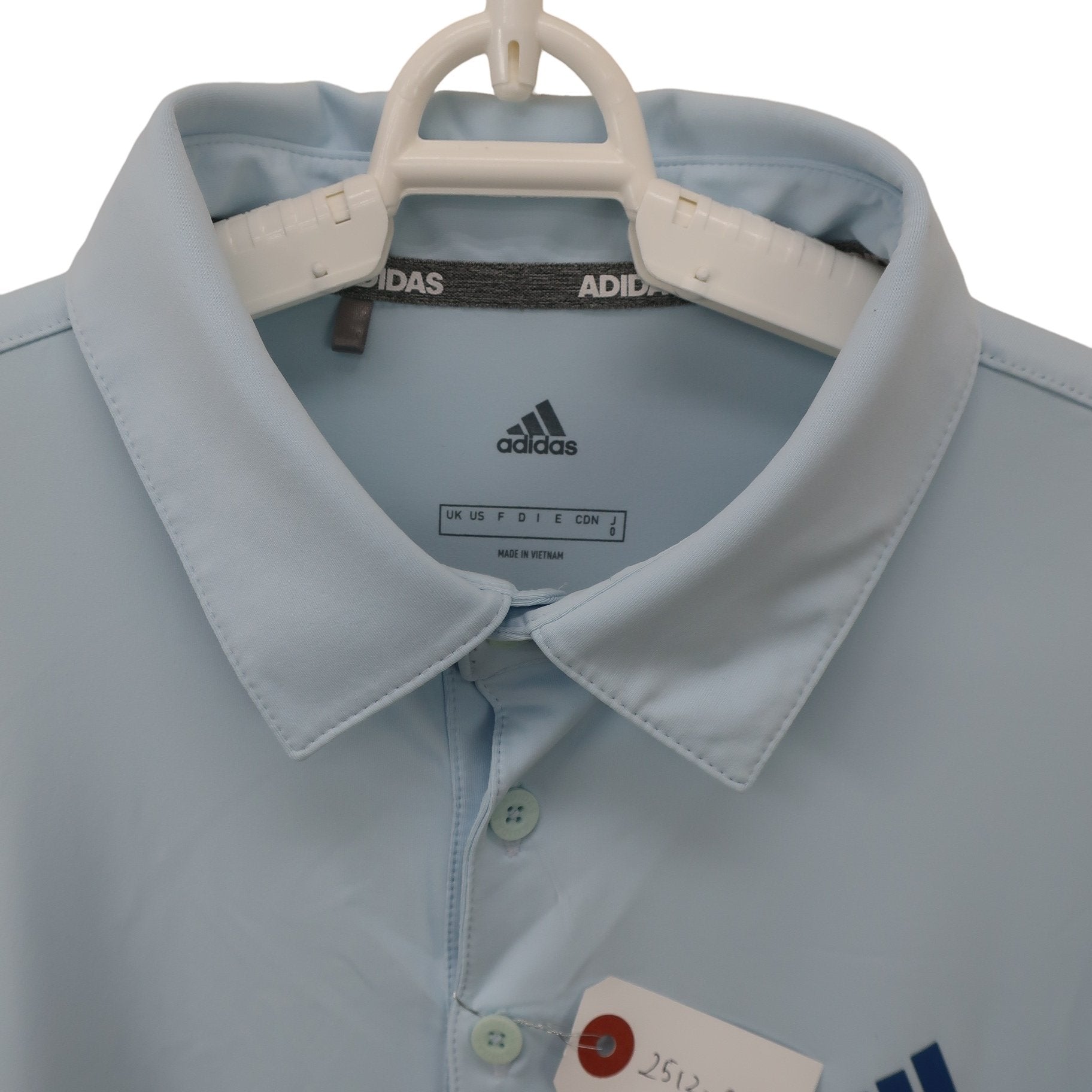 adidas(アディダス) ポロシャツ 水色 メンズ O A