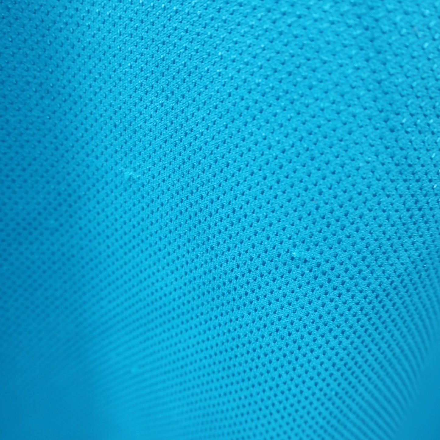 adidas(アディダス) ハーフジップポロシャツ 水色 メンズ O B
