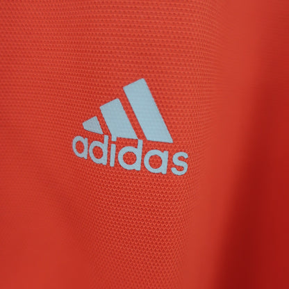 adidas(アディダス) ポロシャツ オレンジ メンズ O/XG A
