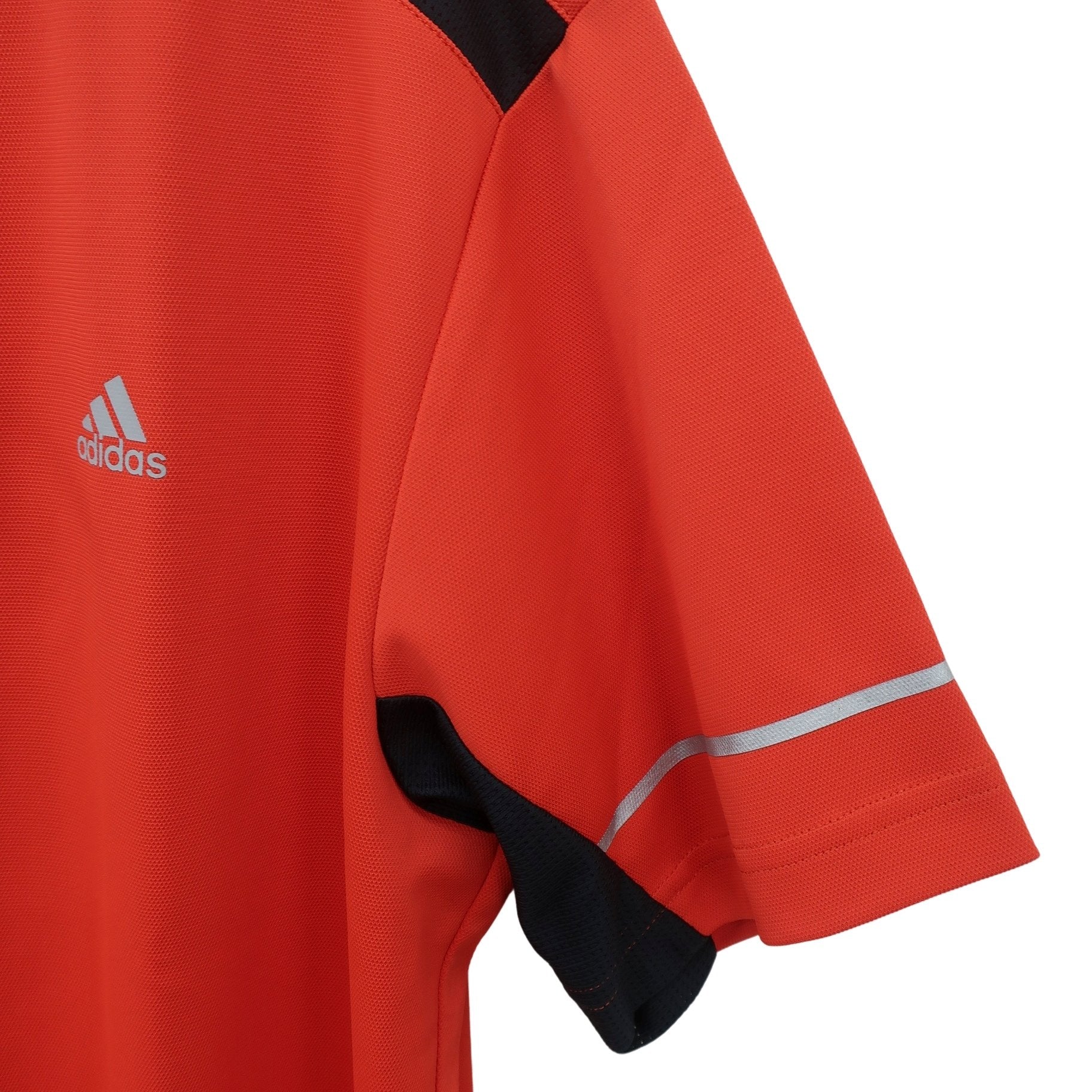 adidas(アディダス) ポロシャツ オレンジ メンズ O/XG A