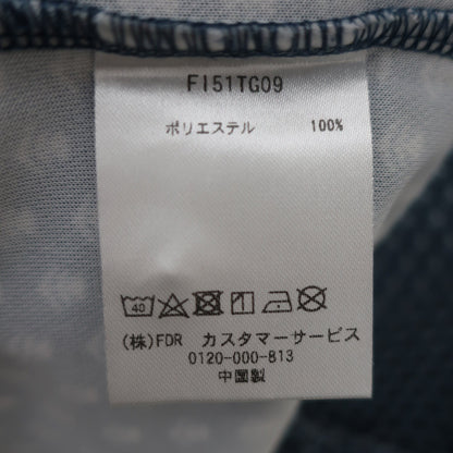 FIDRA(フィドラ) ポロシャツ ネイビー白総柄 メンズ L/G A