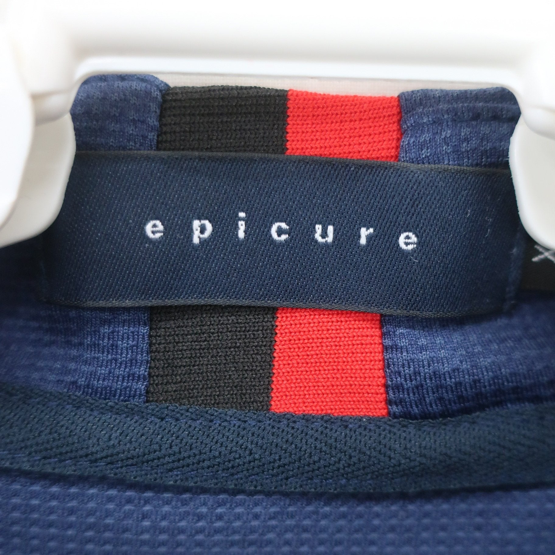 epicure(エピキュール) ハーフジップシャツ ネイビー メンズ XL A