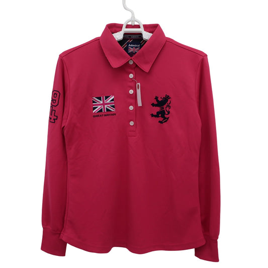Admiral(アドミラル) 長袖ポロシャツ ピンク レディース M ADLA717 A