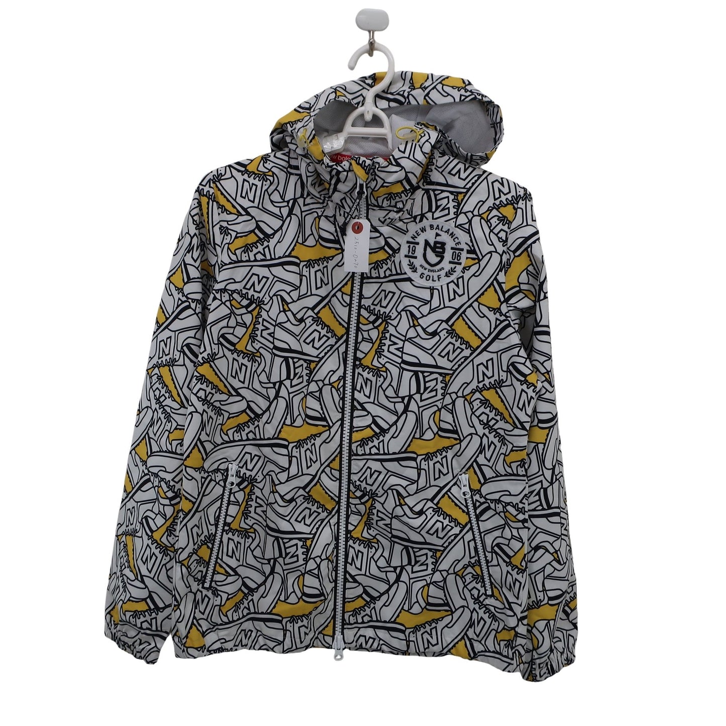 New Balance golf(ニューバランスゴルフ) ウィンドブレーカー 白黒総柄 レディース 1 012-7120500 A