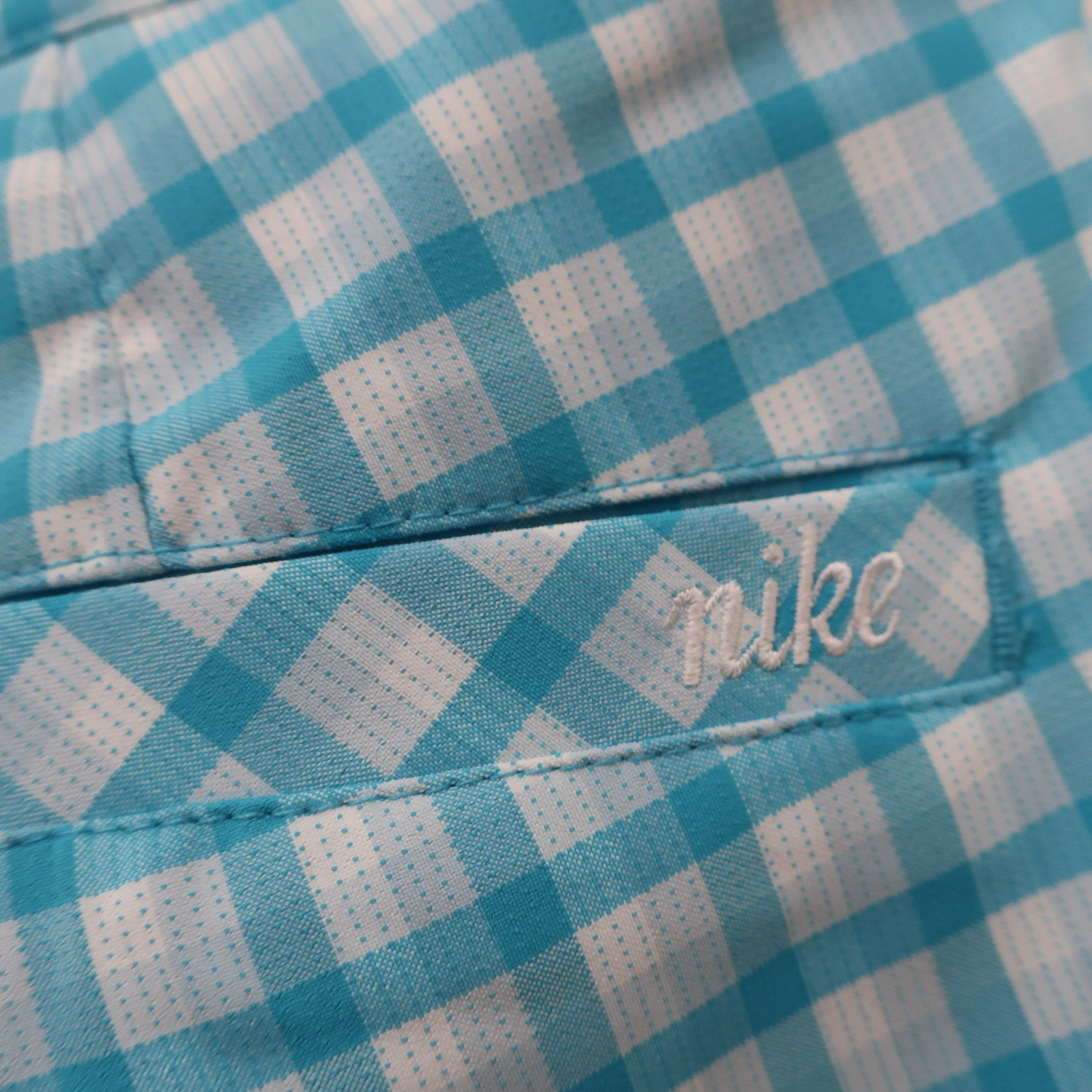 NIKE GOLF(ナイキゴルフ) ハーフパンツ 青白チェック レディース 4 A