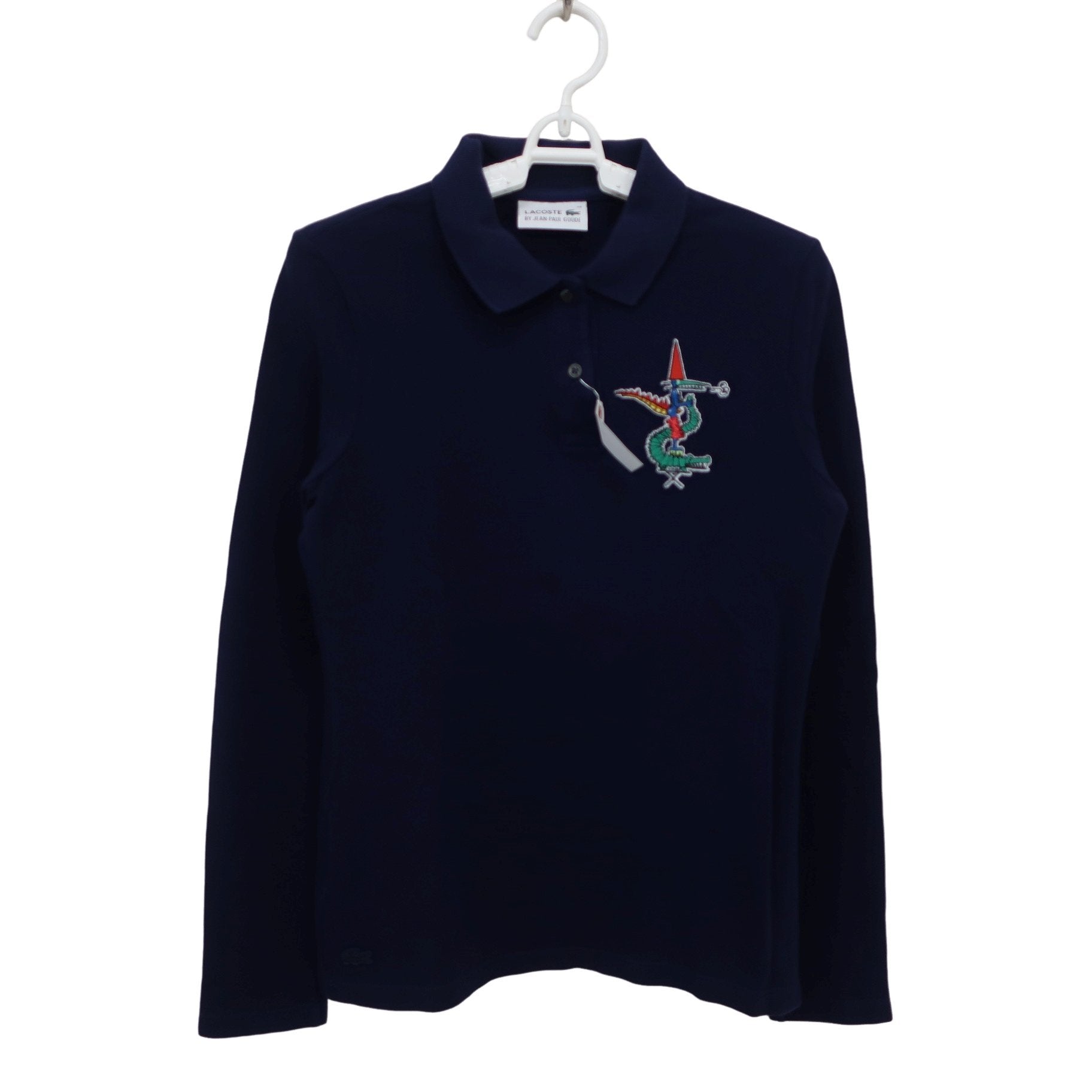 LACOSTE(ラコステ) 長袖ポロシャツ ネイビー レディース 38 A