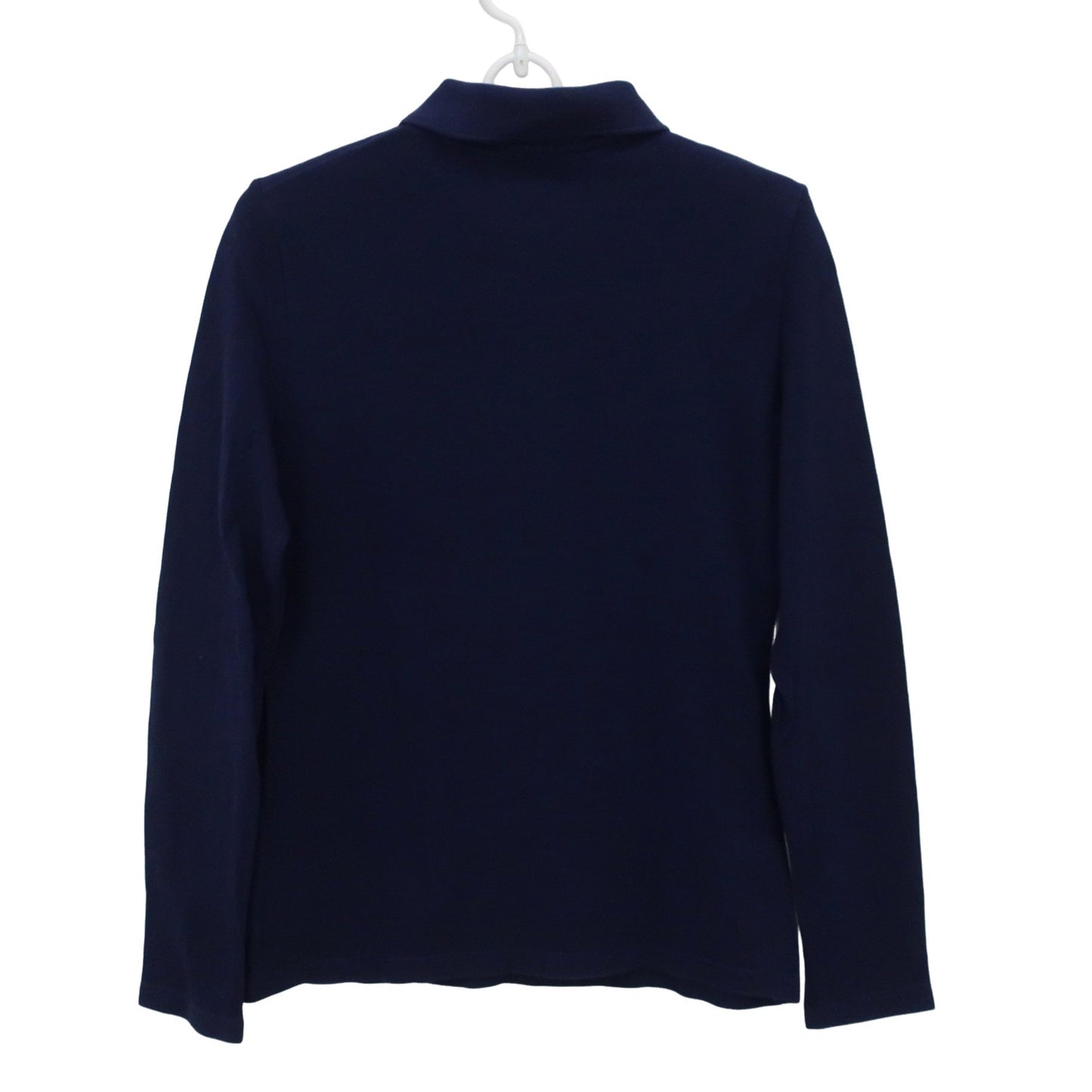 LACOSTE(ラコステ) 長袖ポロシャツ ネイビー レディース 38 A