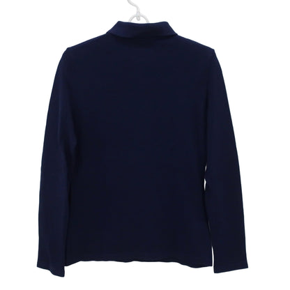 LACOSTE(ラコステ) 長袖ポロシャツ ネイビー レディース 38 A