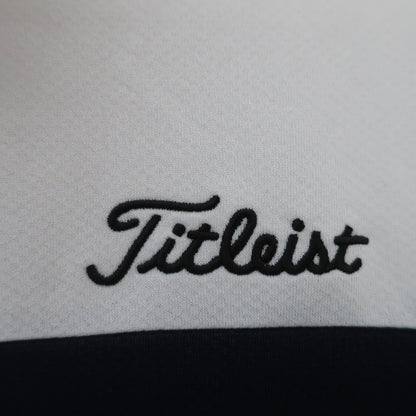 Titleist(タイトリスト) ポロシャツ 白ネイビー メンズ L A