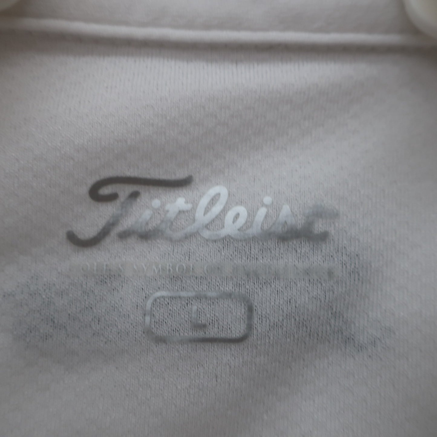Titleist(タイトリスト) ポロシャツ 白ネイビー メンズ L A