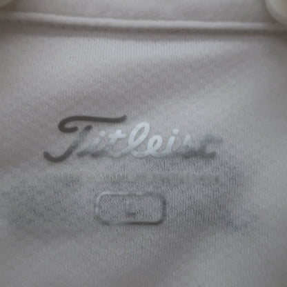 Titleist(タイトリスト) ポロシャツ 白ネイビー メンズ L A