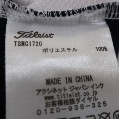 Titleist(タイトリスト) ポロシャツ 白ネイビー メンズ L A