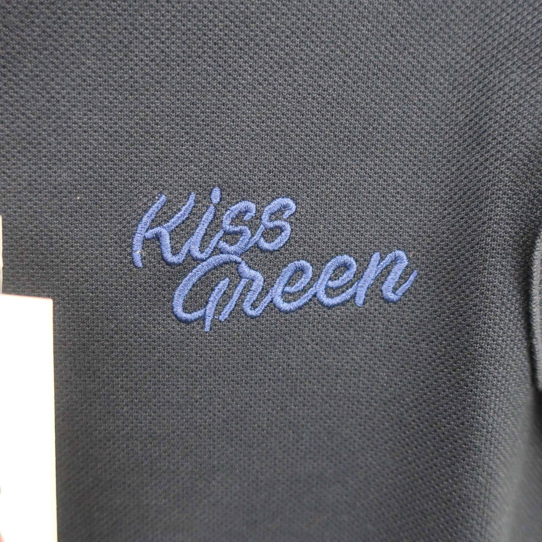 KISS ON THE GREEN(キスオンザグリーン) ノースリーブフリルポロシャツ ネイビー レディース 2(M) N