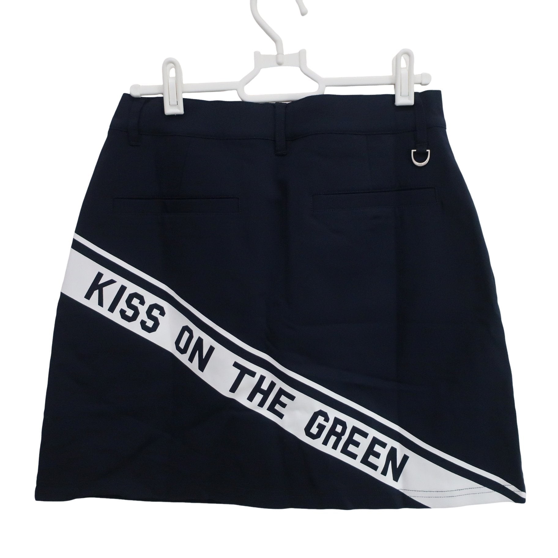 KISS ON THE GREEN(キスオンザグリーン) ロゴプリントカーゴスカート ネイビー レディース 2(M) N