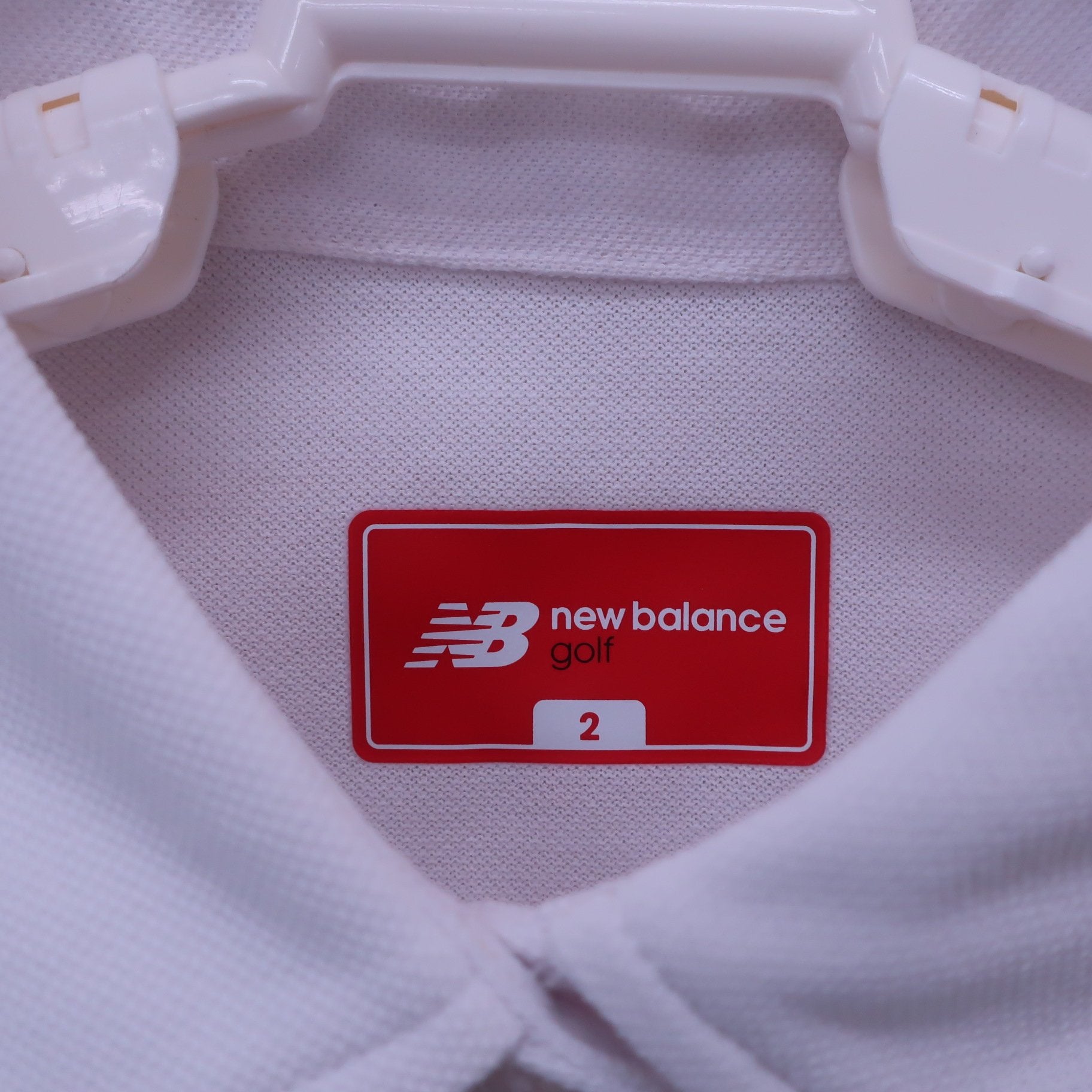 New Balance golf(ニューバランスゴルフ) ポロシャツ 白カラフルボーダー レディース 2 012-0268501 N