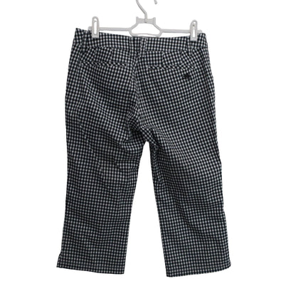adidas(アディダス) クロップドパンツ 白黒チェック レディース S/P A