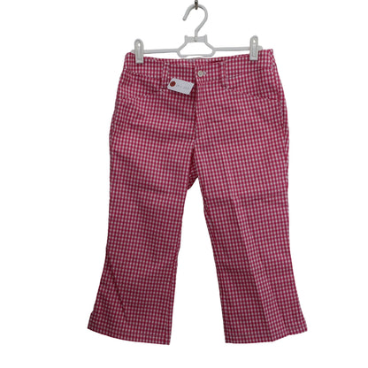 adidas(アディダス) クロップドパンツ ピンクチェック レディース S/P A