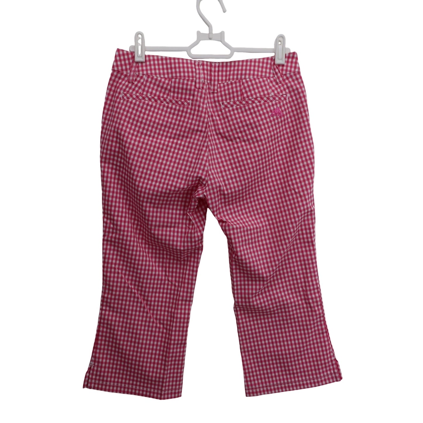 adidas(アディダス) クロップドパンツ ピンクチェック レディース S/P A