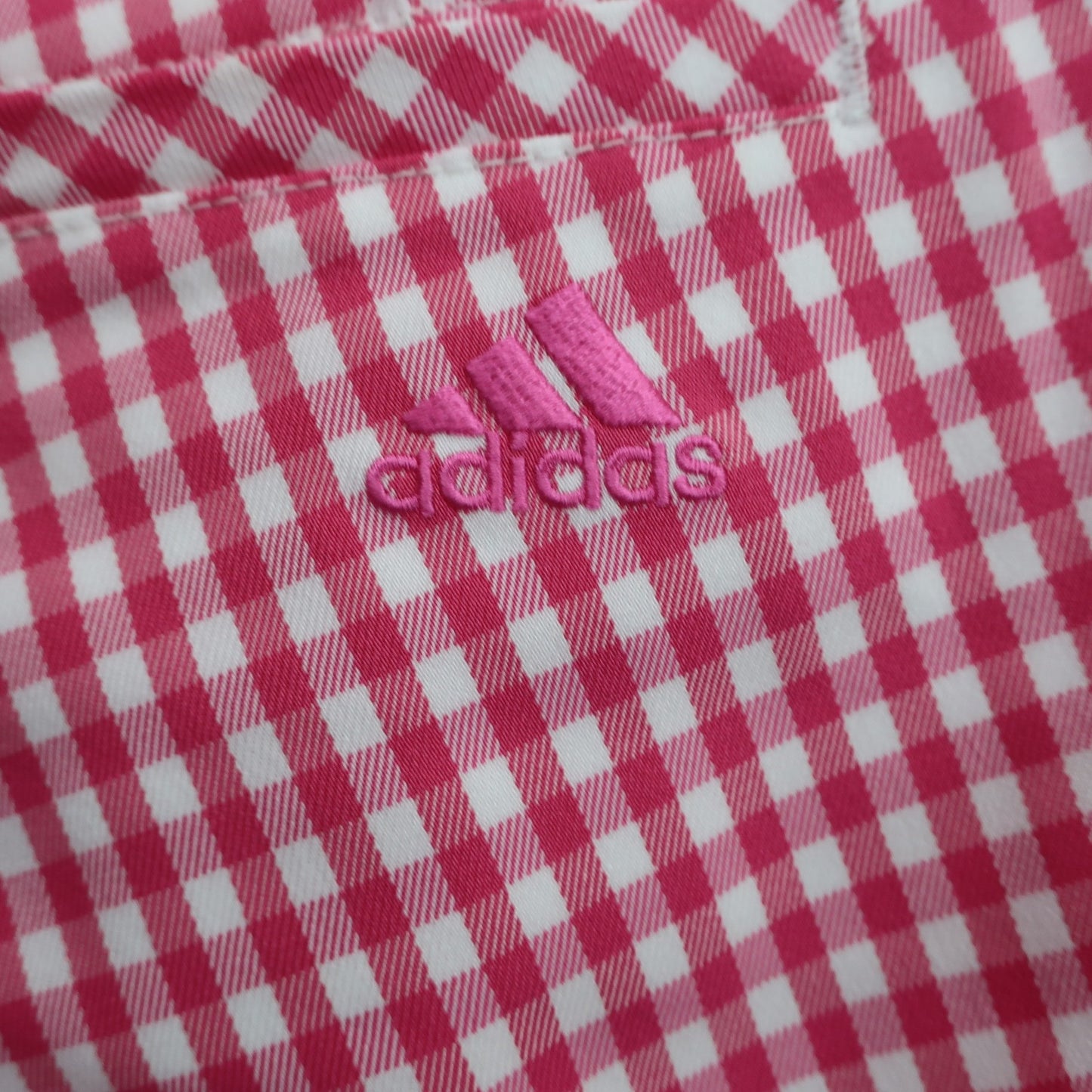 adidas(アディダス) クロップドパンツ ピンクチェック レディース S/P A