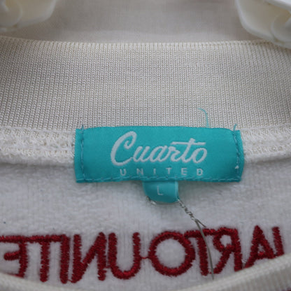 Cuarto UNITED(クアルトユナイテッド) トレーナー 白 レディース L B