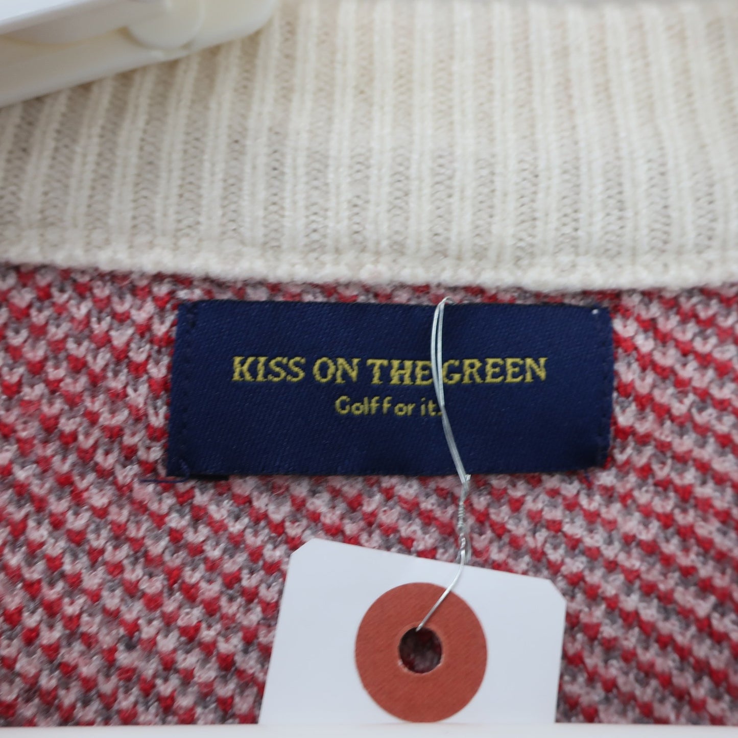 KISS ON THE GREEN(キスオンザグリーン) セーター 白赤グレー レディース 3 A