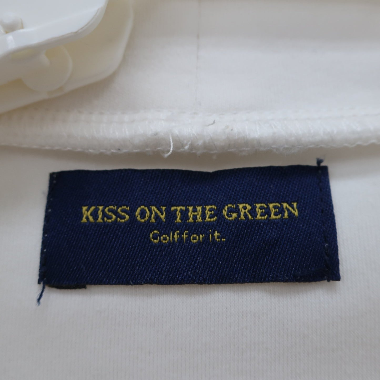 KISS ON THE GREEN(キスオンザグリーン) 長袖モックネックシャツ 白 レディース B