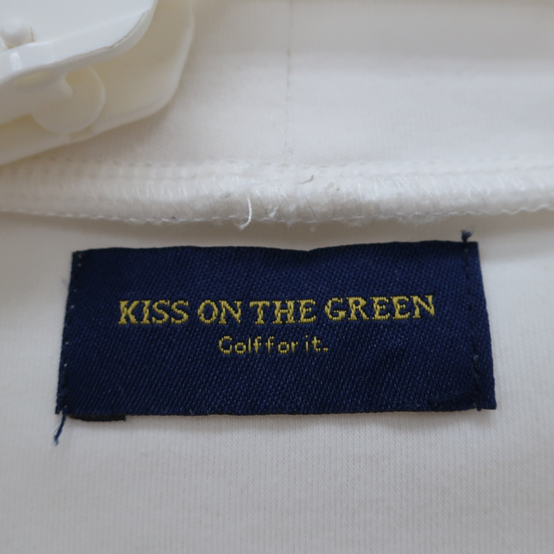 KISS ON THE GREEN(キスオンザグリーン) 長袖モックネックシャツ 白 レディース B