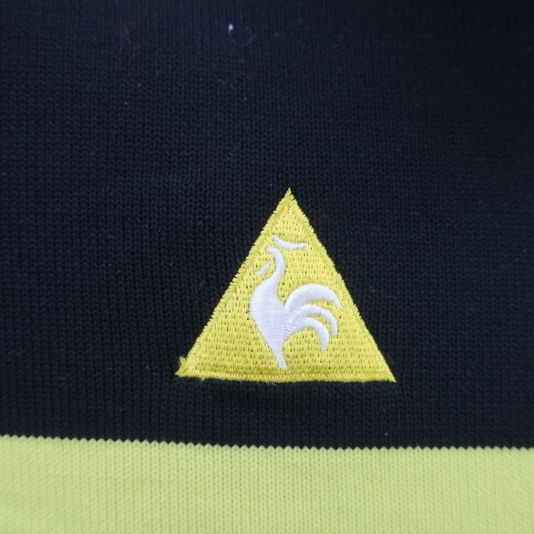le coq sportif(ルコックスポルティフ) ポロシャツ 黒ピンク黄色青 レディース L A