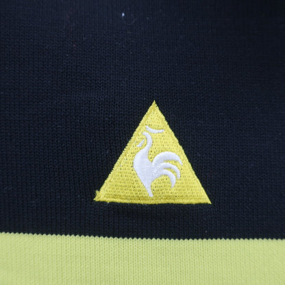 le coq sportif(ルコックスポルティフ) ポロシャツ 黒ピンク黄色青 レディース L A