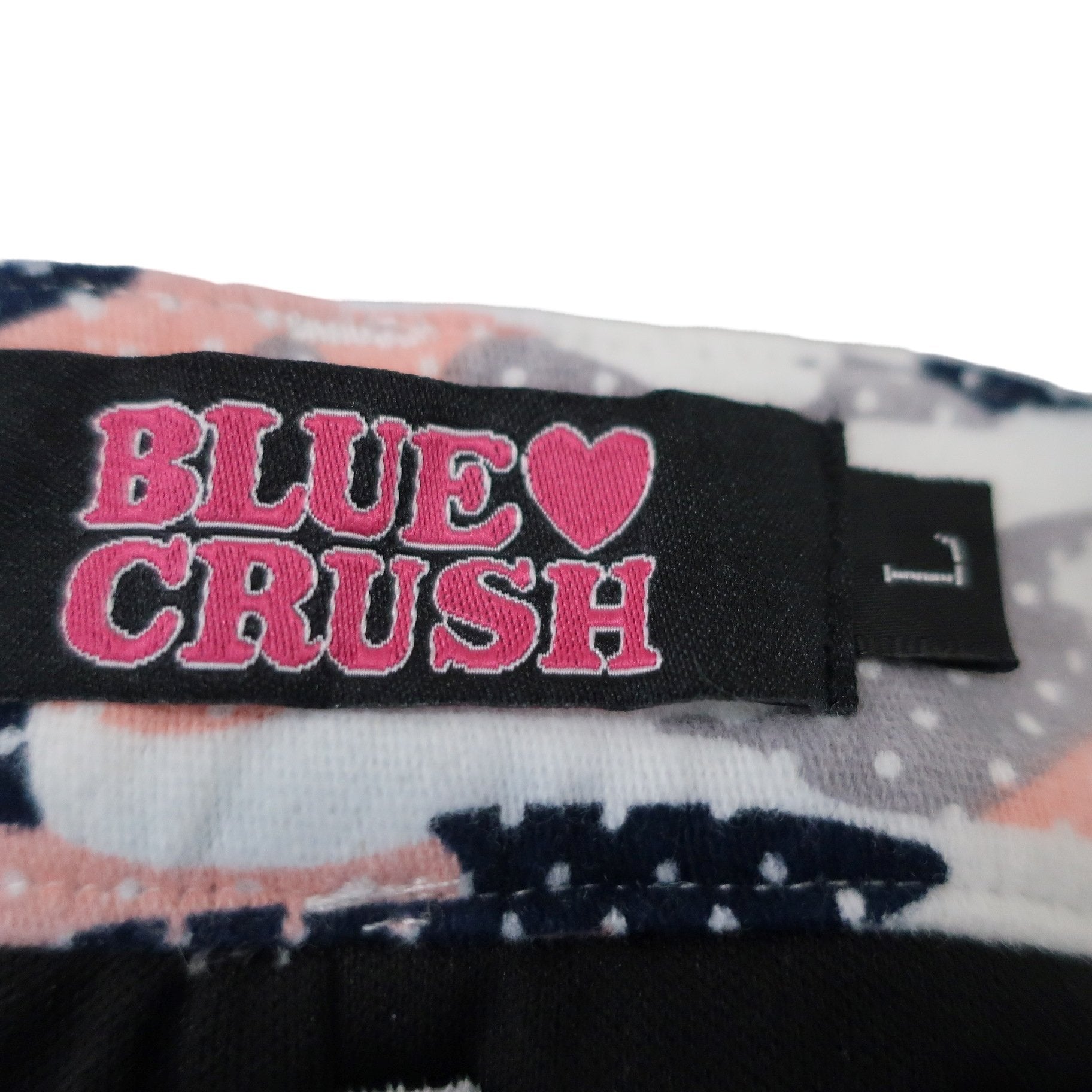 BLUE CRUSH(ブルークラッシュ) スカート ピンクネイビーカモフラ柄 レディース L B