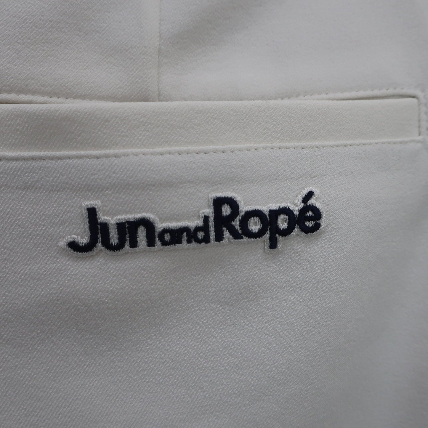 Jun and Rope(ジュン アンド ロペ) ガウチョパンツ 白 レディース S A