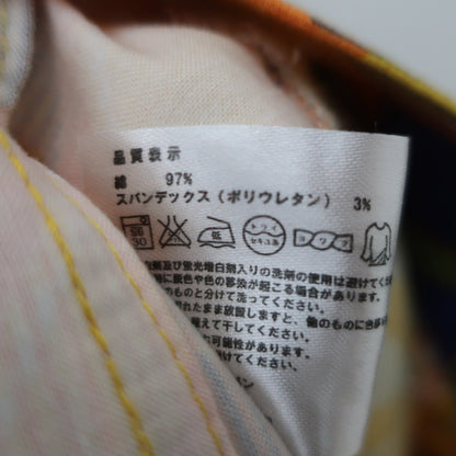 LOUDMOUTH(ラウドマウス) パンツ オレンジ青チェック レディース US 2 A
