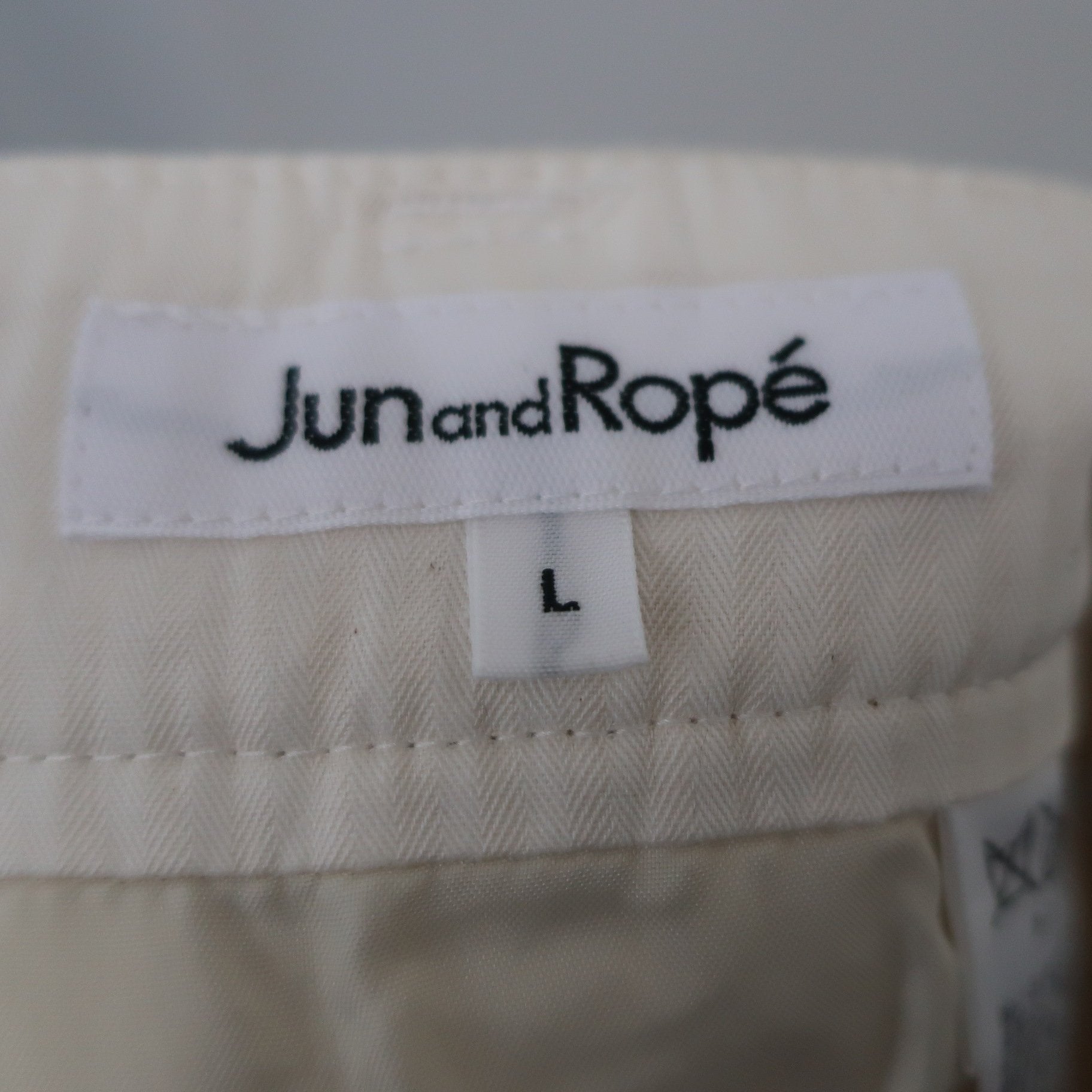 Jun and Rope(ジュン アンド ロペ) レーススカート ベージュ レディース L A