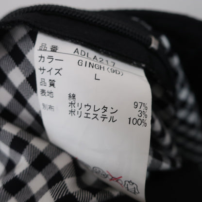 Admiral(アドミラル) キュロットスカート 白黒チェック レディース L A