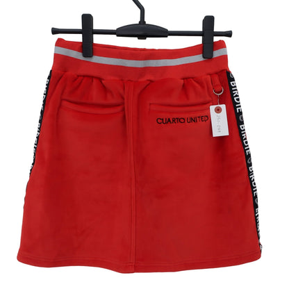 Cuarto UNITED(クアルトユナイテッド) フリーススカート 赤 レディース M A