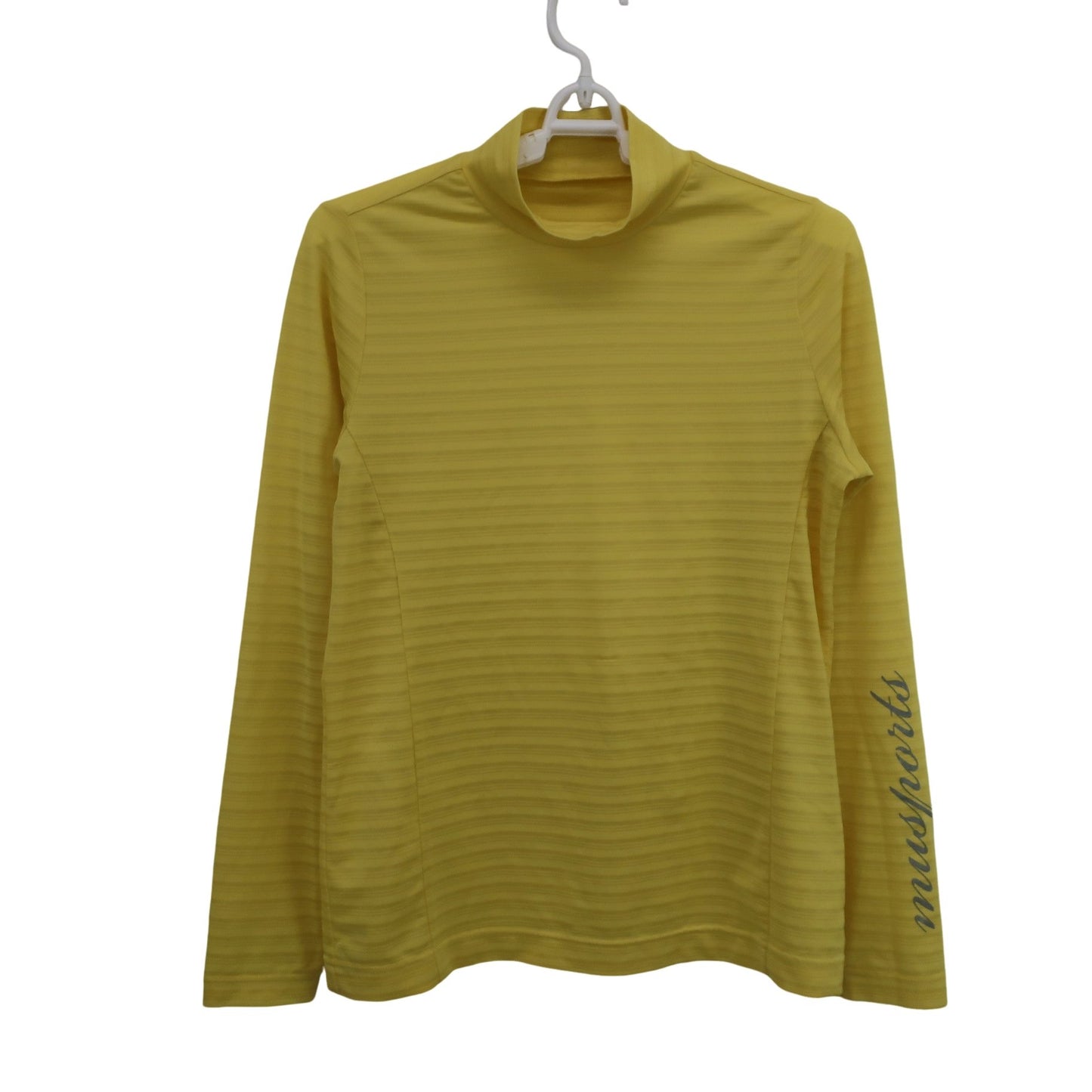 M.U SPORTS(エムユースポーツ) ハイネックシャツ 黄色 レディース 40 A