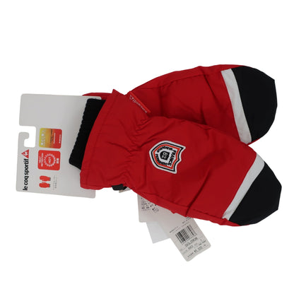 le coq sportif(ルコックスポルティフ) ナイロンミトン 赤 レディース フリーサイズ N