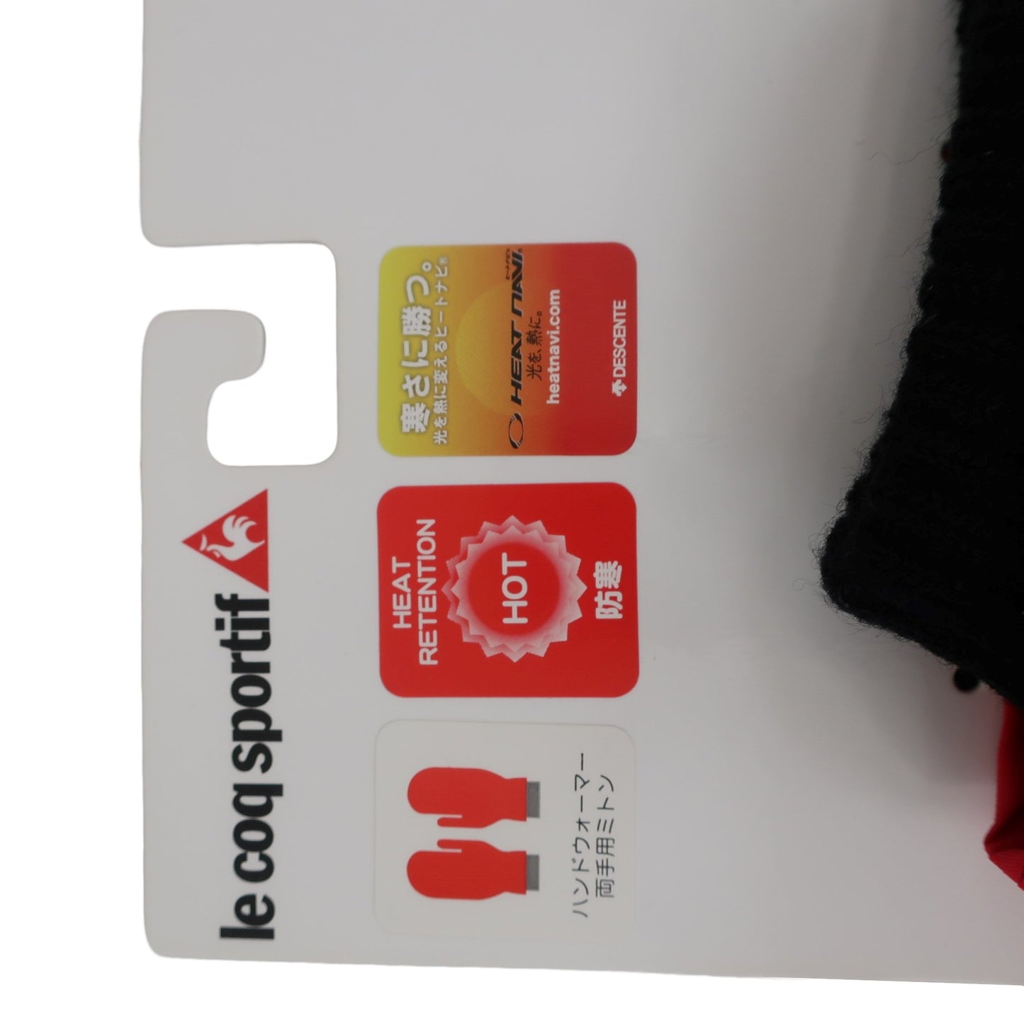 le coq sportif(ルコックスポルティフ) ナイロンミトン 赤 レディース フリーサイズ N