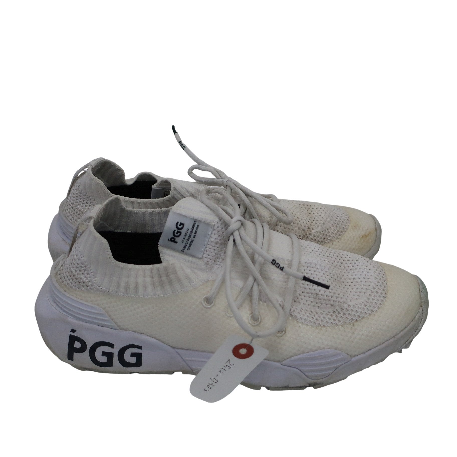 PGG by PEARLY GATES(ピージージー) ゴルフシューズ 白 メンズ 26.5cm 268-1292901 B
