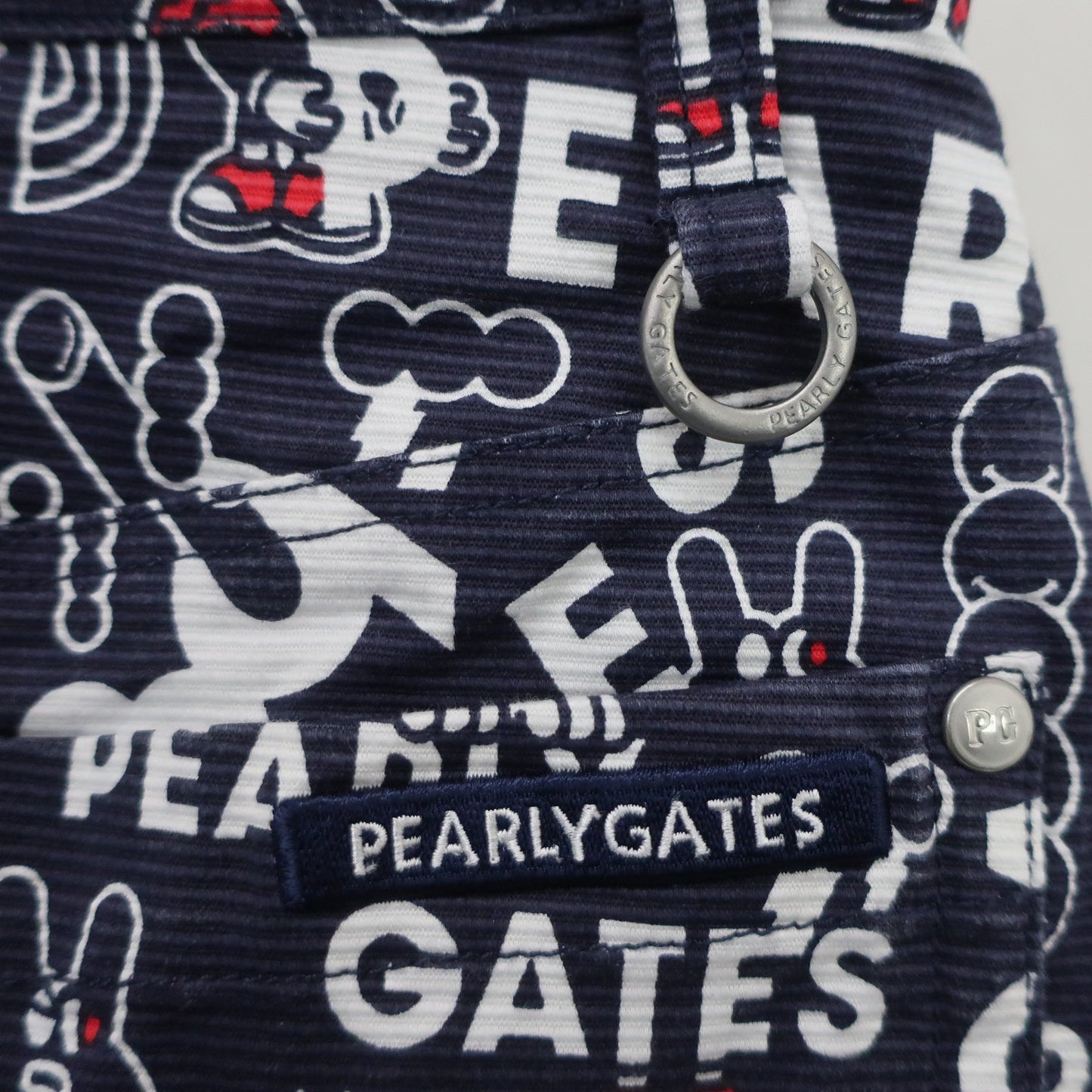 PEARLY GATES(パーリーゲイツ) スカート ネイビー白総柄 レディース 0 055-2234020 A