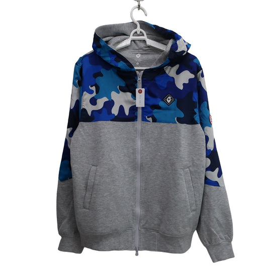 V12(ヴィトゥエルブ) パーカー グレー青カモフラ柄 メンズ L V122010-SW03 A