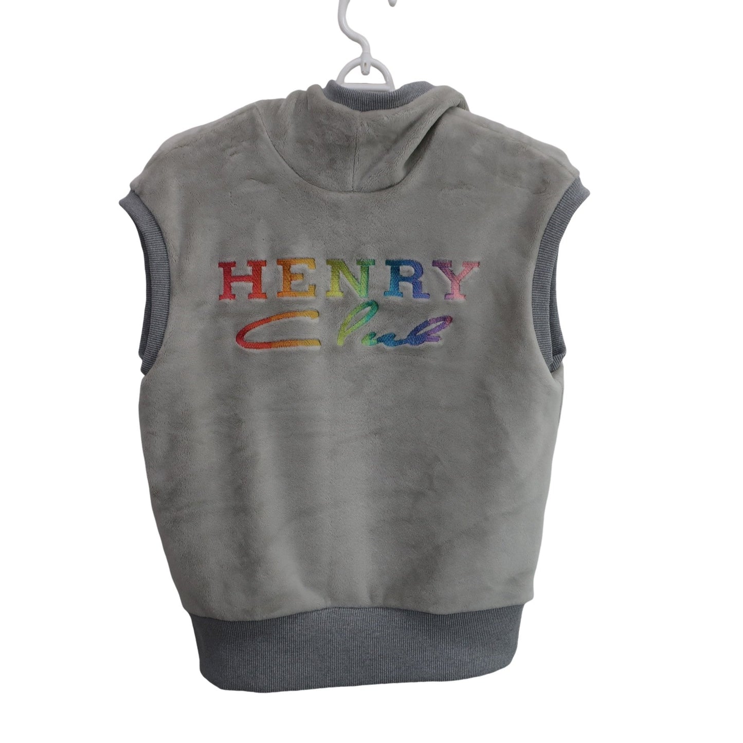 HENRY Club ボアベスト グレー レディース 40 A